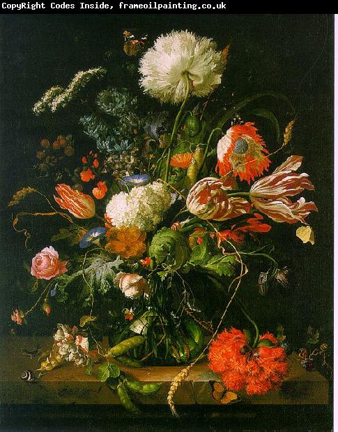 Jan Davidz de Heem Vase of Flowers 001